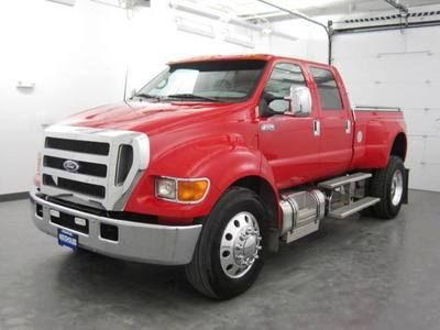 2004 ford f-650 "supercrewzer" 7.2 cat c7 allison 3000 transmisson pickup