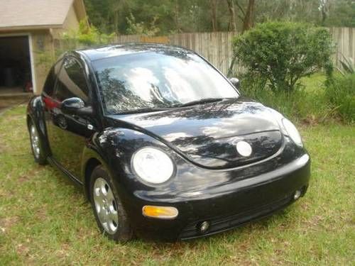2002 vw beetle gls, **one owner**well maintained, black on black, no reserve