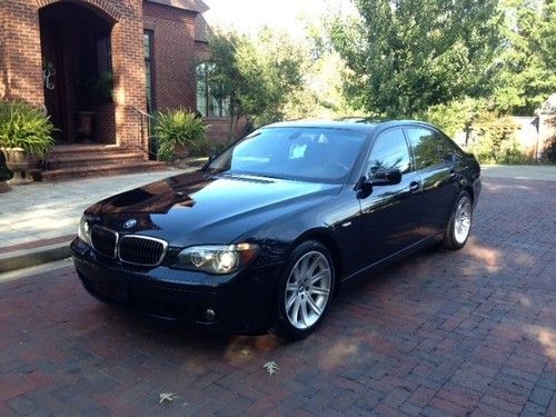 2006 bmw 750i! front/rear nav! bank repo! absolute auction! no reserve!