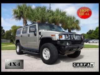 2003 hummer h2 4wd florida carfax certified low miles great price!