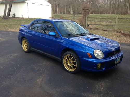 2002 subaru impreza wrx sedan 4-door 2.0l