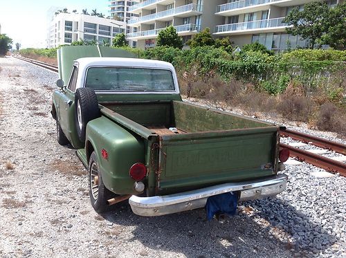 1970 chevrolet c-10 long bed matching number step side rat rod project, image 10
