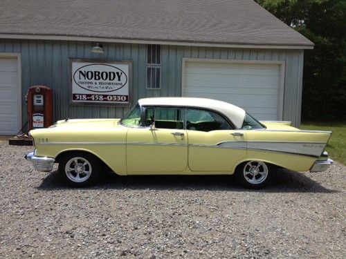 1957 chevrolet belair 4 door sport sedan