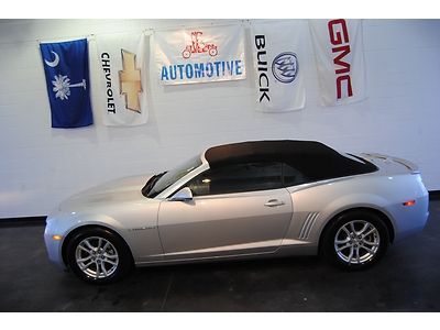 Camaro 1lt convertible 2013 silver cloth automatic low miles