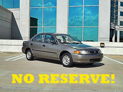 1997 mazda protege dx super low miles one owner wow mint no reserve auction!!!