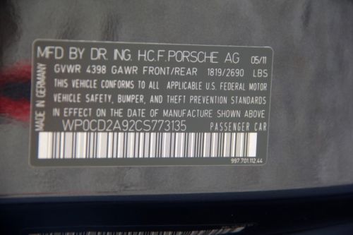 2012 Porsche 911 Turbo  Convertible 2-Door 3.8L AWD, US $67,000.00, image 9