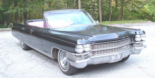 No reserve - convertible 63 caddy parade car, 91k, not 1960 1961 1962 deville