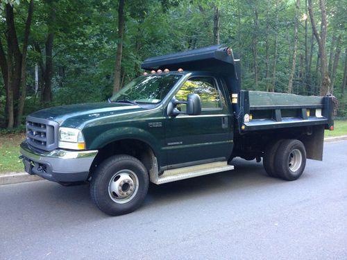 2002 ford f-350 superduty 7.3l v8 powerstroke turbo diesel dump truck