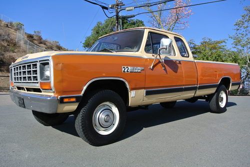 81 dodge w250 club cab power ram pickup truck 4x4 v8 35k orig mi 1 owner mopar