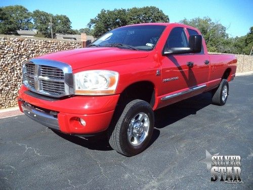 06 ram 2500 laramie 4wd 5.9l-cummins quadcab longbed tx xnice!