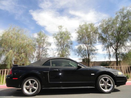 2003 Ford Mustang Premium GT Convertible 2-Dr 4.6L *40YR ANNIVERSARY *BLACK 101K, US $7,300.00, image 3