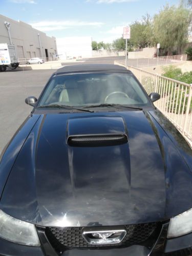 2003 Ford Mustang Premium GT Convertible 2-Dr 4.6L *40YR ANNIVERSARY *BLACK 101K, US $7,300.00, image 7