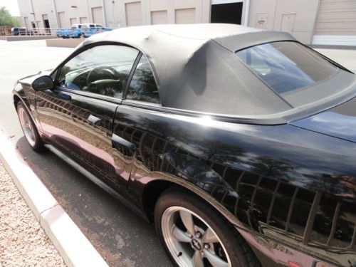 2003 Ford Mustang Premium GT Convertible 2-Dr 4.6L *40YR ANNIVERSARY *BLACK 101K, US $7,300.00, image 11