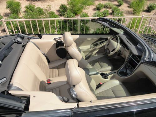 2003 Ford Mustang Premium GT Convertible 2-Dr 4.6L *40YR ANNIVERSARY *BLACK 101K, US $7,300.00, image 13