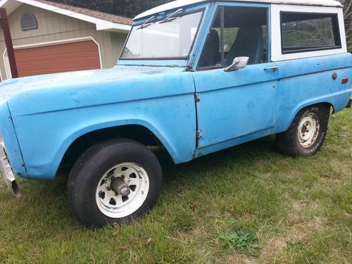 1968 ford bronco wagon sport utility 4x4 uncut original convertible