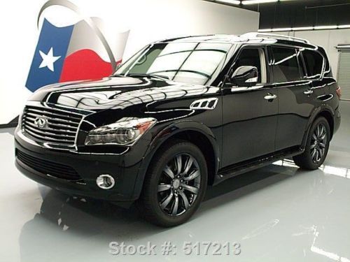 2012 infiniti qx56 theater sunroof nav rear cam 29k mi texas direct auto