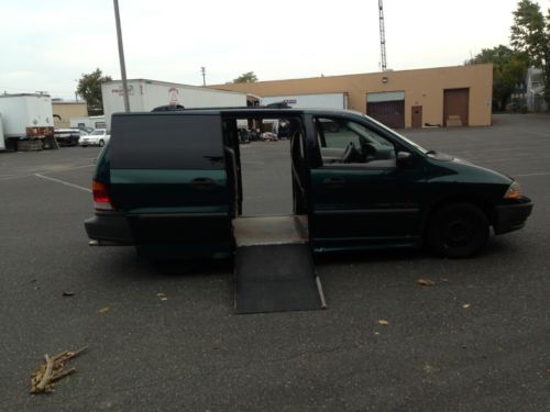 Van wheelchair handicap ims power and manuel  ramp system ford windstar 1999