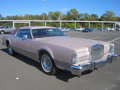 1976 lincoln continental mark iv series - runs strong -7 days no reserve auction