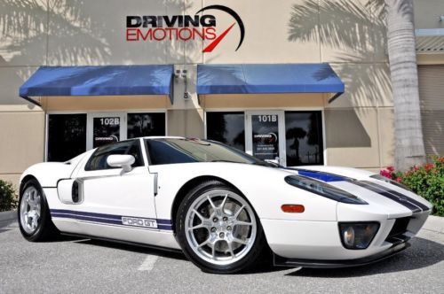 2005 ford gt! white/black! upgrades! extras! low miles!