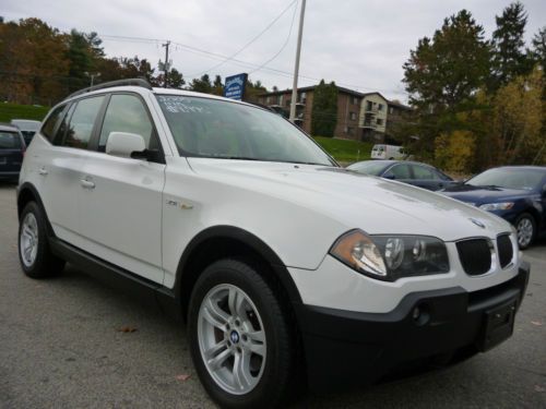 No reserve! 2005 bmw x3, panoramic roof, rare 6 speed manual, 3.0i