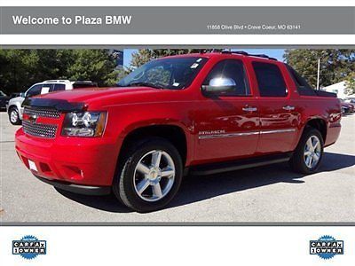2011 chevy avalanche crew cab ltz 4x4 victory red nav