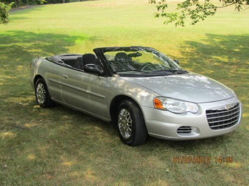 2004 chyrsler sebring 2 door convertible