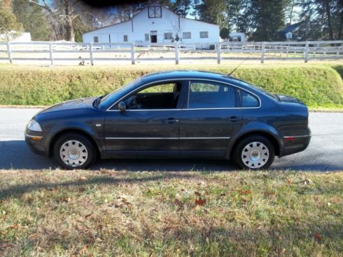 2002 volkswagen passat gls 4dr 5spd manual one owner no reserve