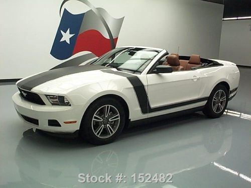 2011 ford mustang v6 prem convertible auto leather 55k texas direct auto