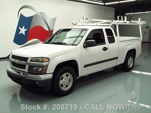 2008 chevy colorado lt ext cab utility ladder rack 79k texas direct auto