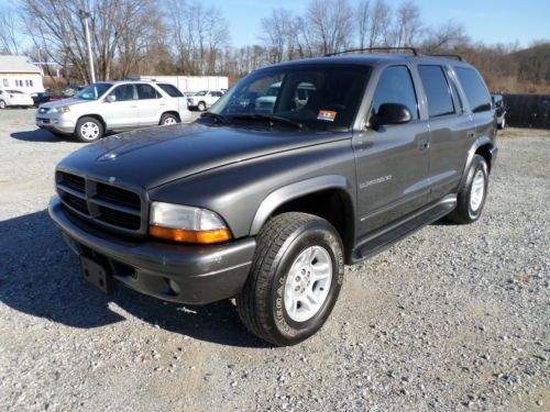 No reserve 2001 dodge durango 4x4 1 owner!! 3rd row leather