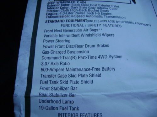 CLEAN 2006 JEEP WRANGLER X 4X4 AUTO SONY AM/FM/CD ALLOYS 4WD EXCELLENT CONDITION, image 57