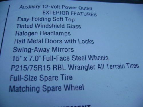 CLEAN 2006 JEEP WRANGLER X 4X4 AUTO SONY AM/FM/CD ALLOYS 4WD EXCELLENT CONDITION, image 59