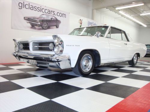 1963 pontiac grand prix hardtop 389ci buckets console 8 lug wheels low reserve
