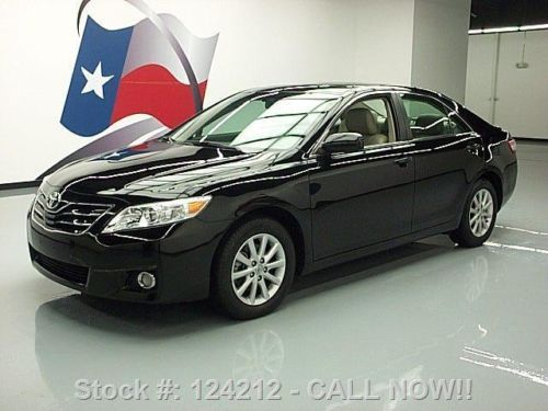 2011 toyota camry xle v6 htd leather sunroof nav 24k mi texas direct auto