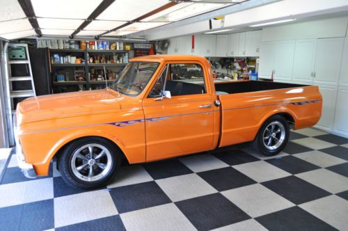 CHEVY C10 FLEETSIDE SHORT WIDE RESTO MOD FRESH RESTORE WOOD BED COLD AC, US $19,900.00, image 4