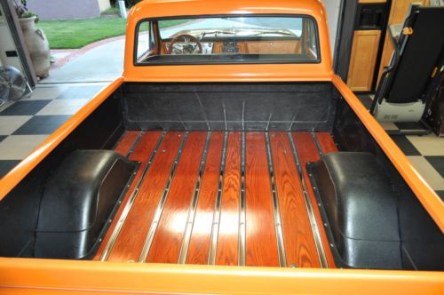 CHEVY C10 FLEETSIDE SHORT WIDE RESTO MOD FRESH RESTORE WOOD BED COLD AC, US $19,900.00, image 13