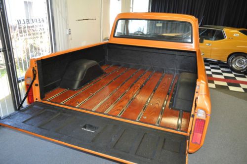 CHEVY C10 FLEETSIDE SHORT WIDE RESTO MOD FRESH RESTORE WOOD BED COLD AC, US $19,900.00, image 15