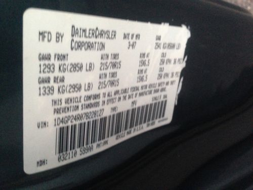 VAN WHEELCHAIR HANDICAP DODGE GRAND CARAVAN 2007 SIDE ENTRY BRAUN MANUEL RAMP, US $8,999.00, image 18