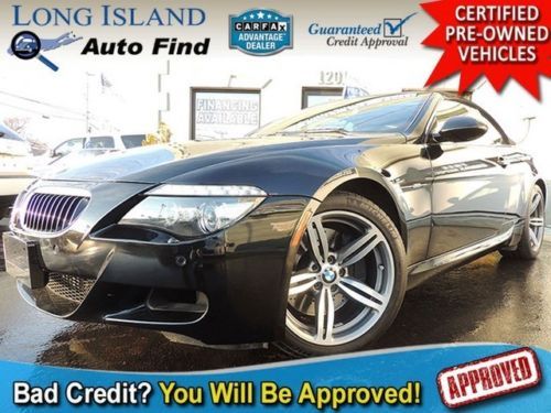 10 bmw auto smg transmission black leather seats power convertible clean carfax!