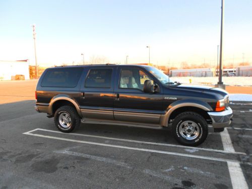 2000 ford excursion limited 7.3 diesel 4x4 nice suv, 89k no reserve