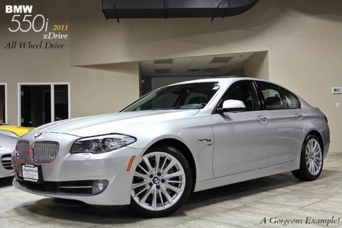 2011 bmw 550i xdrive awd sport v8 twin turbo navigation loaded &amp; perfect!