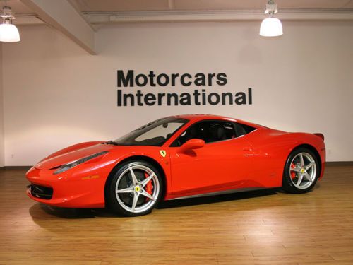 Special ordered, rare 458 italia in rosso scuderia with a huge $290,746 msrp!