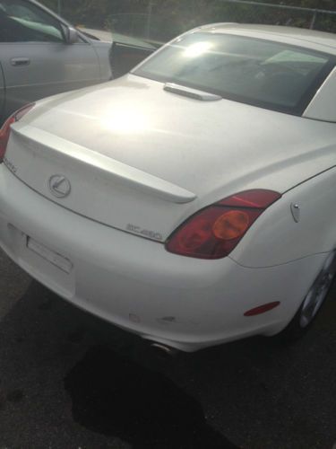 2004 lexus sc430 sc 430 38k original miles!! parts only runs and drives!!!