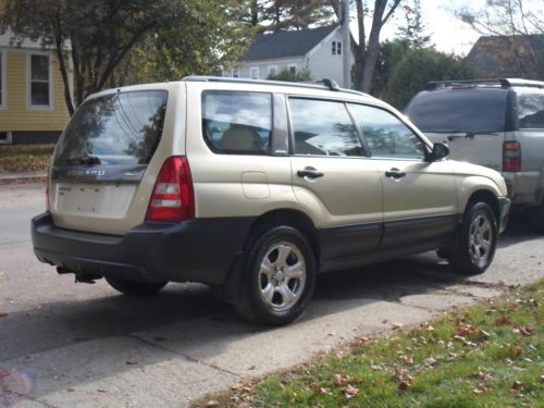 2003 subaru forester x wagon 4-door 2.5l gold super clean awd 140k