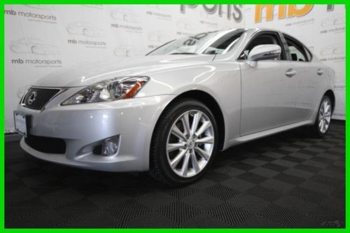 2009 lexus is250 awd sliver w/ black int. excellent condition