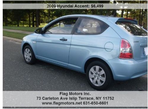 2009 hyundai accent gs hatchback 2-door 1.6l