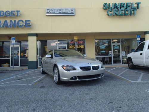 2006 bmw 650i panoramic roof, leather, clean carfax, 5 year warranty will ship