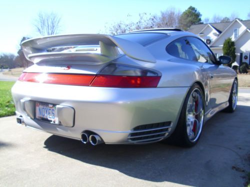 2003 Porsche 911 C4S HRE Wheels FabSpeed Exhaust Brilliant Silver, US $40,000.00, image 7