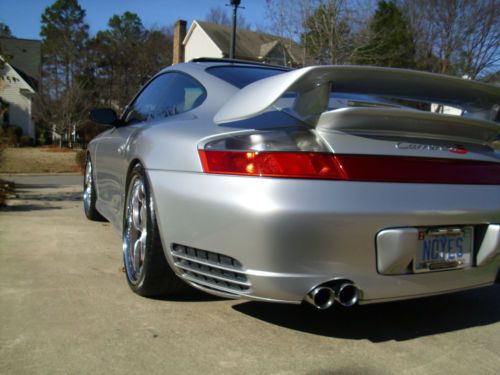 2003 Porsche 911 C4S HRE Wheels FabSpeed Exhaust Brilliant Silver, US $40,000.00, image 8
