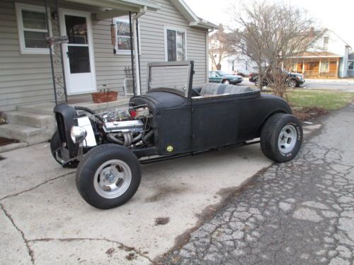 1930 ford model a hot rod all steal body rat rod 327 chevy